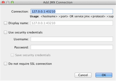 Add JMX Connection Screen Shot